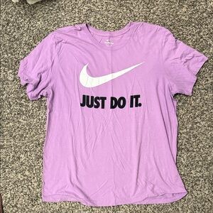 Nike Women's Lavender Just Do It Tee